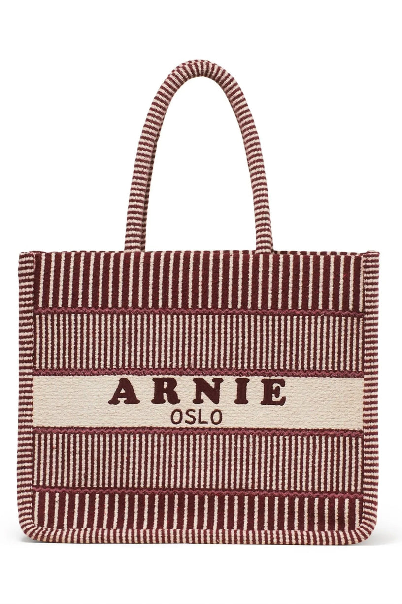 Porto Large Burgundy Stripe