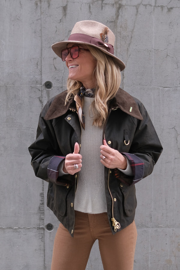 Icons Modern Spey Waxed Jacket Olive