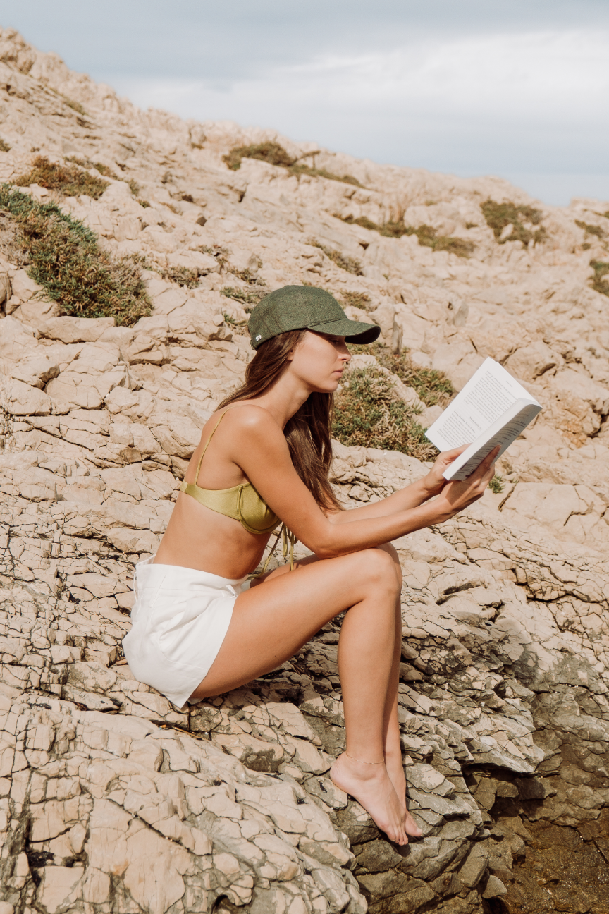French Olive Linen