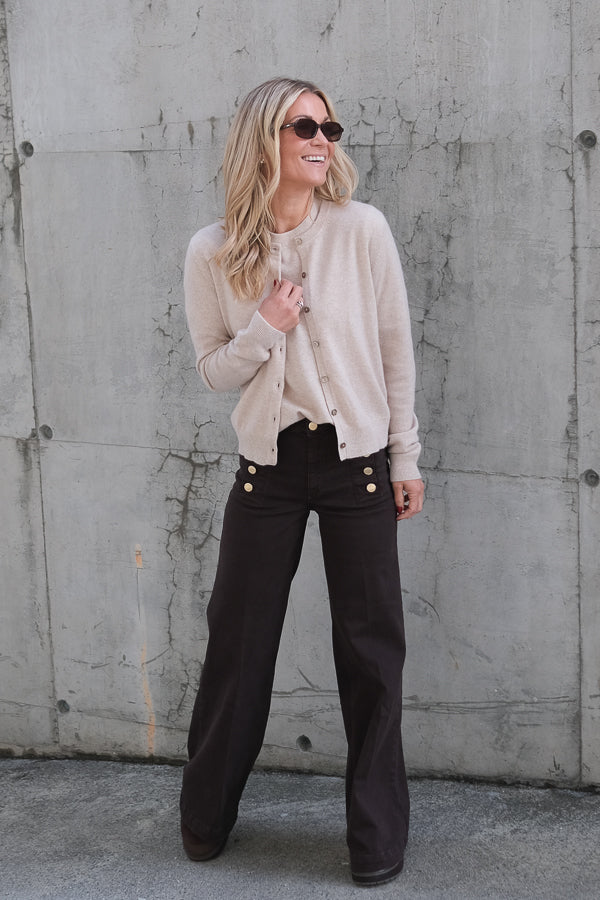 Judith Knit Cardigan Beige