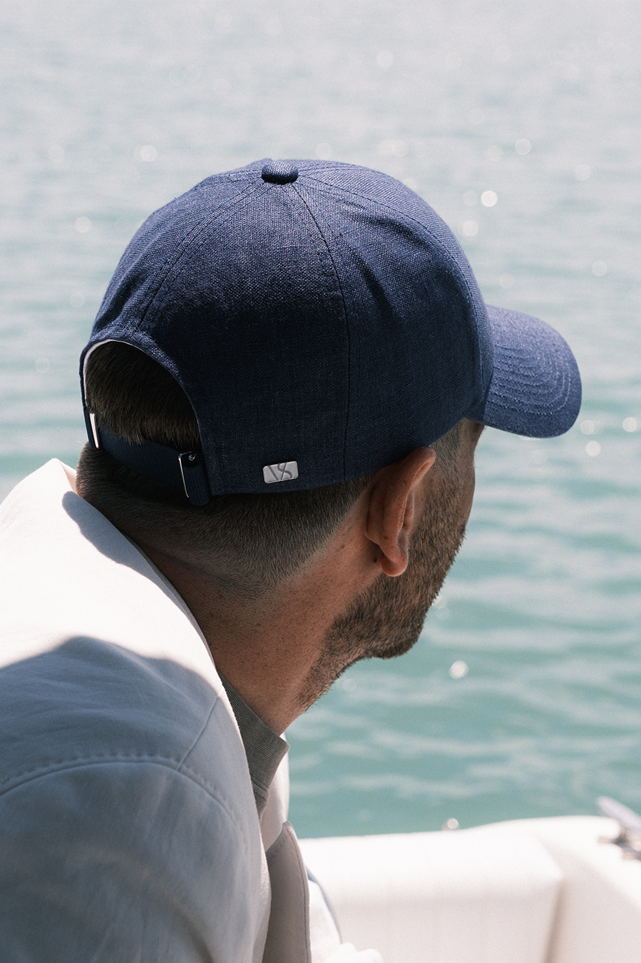 Oxford Blue Linen