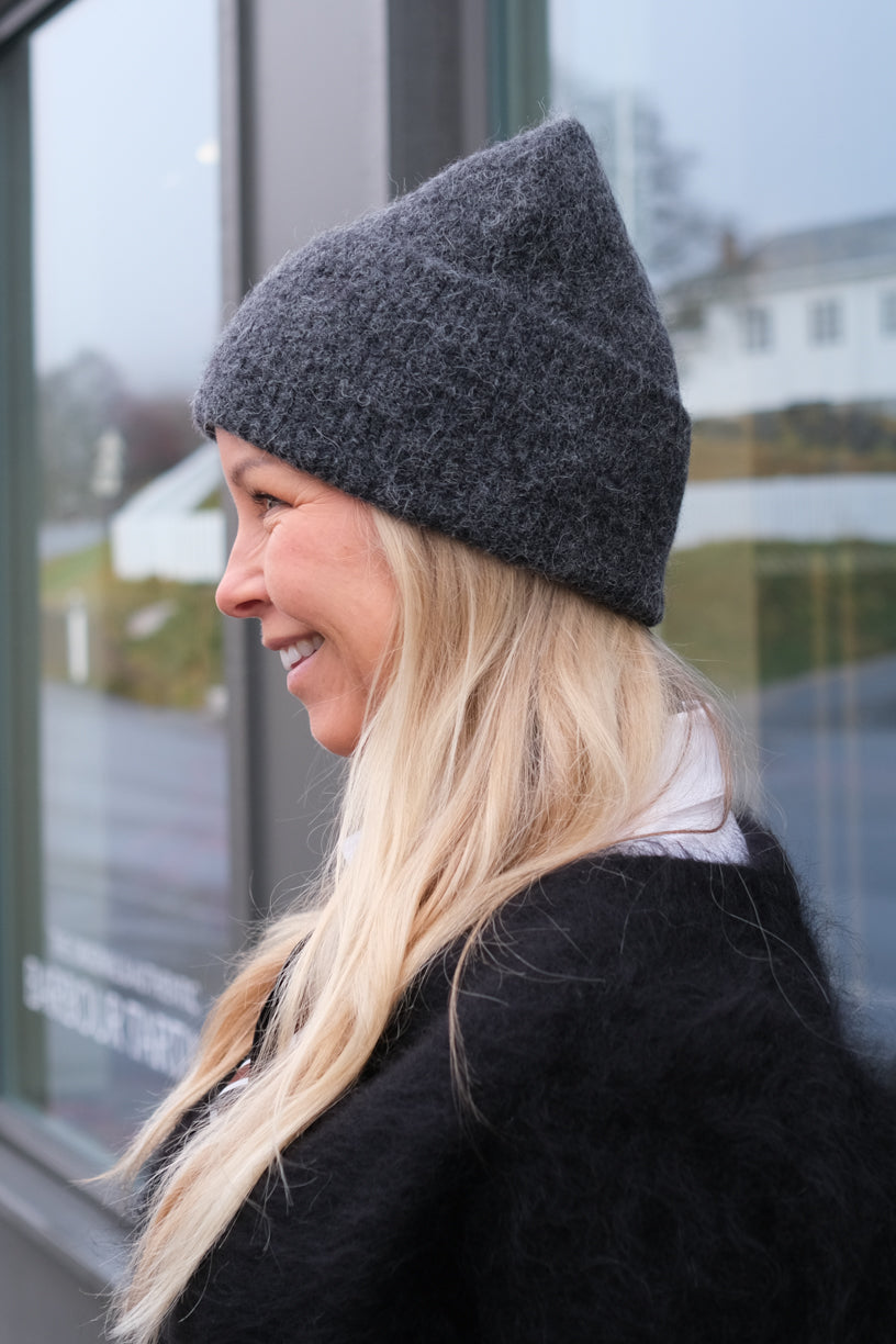 Leia Beanie Blackish Melange