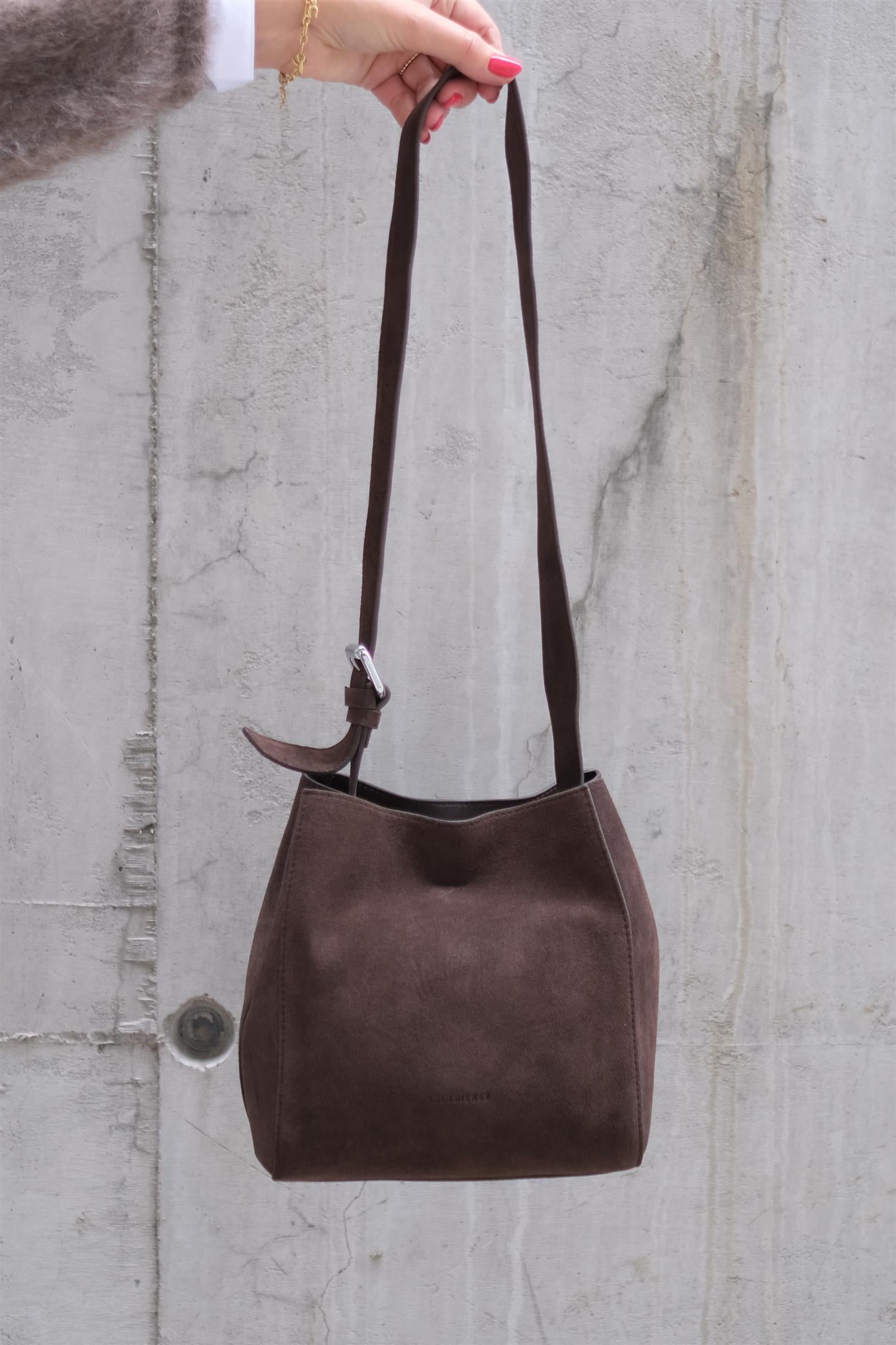 Sac Mini Suede Truffle