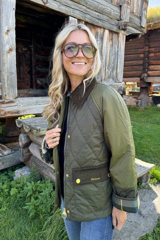 Martha Quilted Jacket Olive