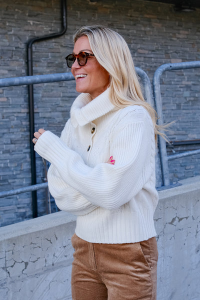 Plagne Sweater Blanc Casse