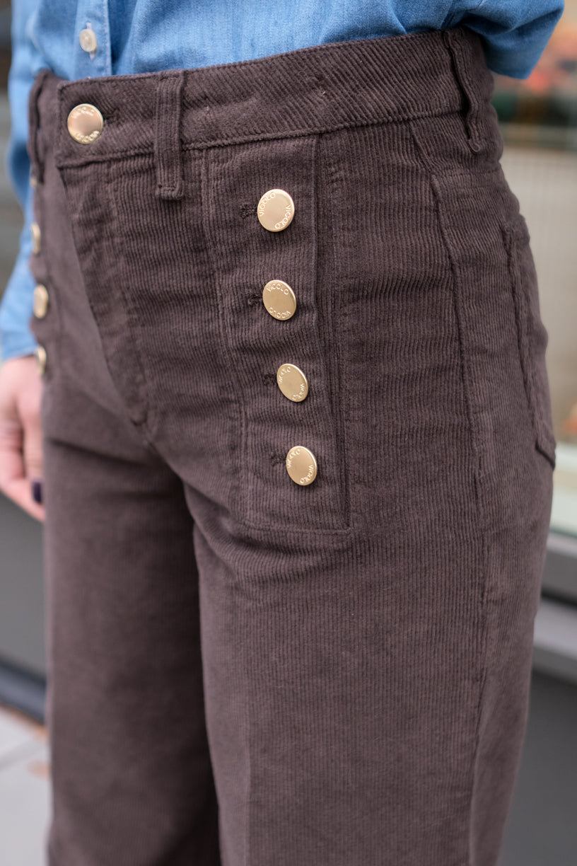 Giudith Pants Corduroy Acu Moro