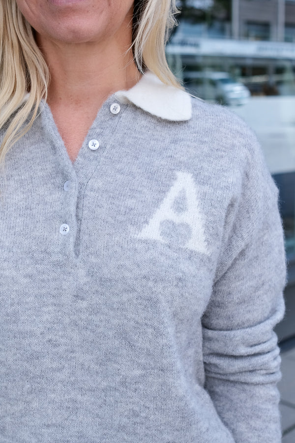 Devon Heart Light Grey Melange