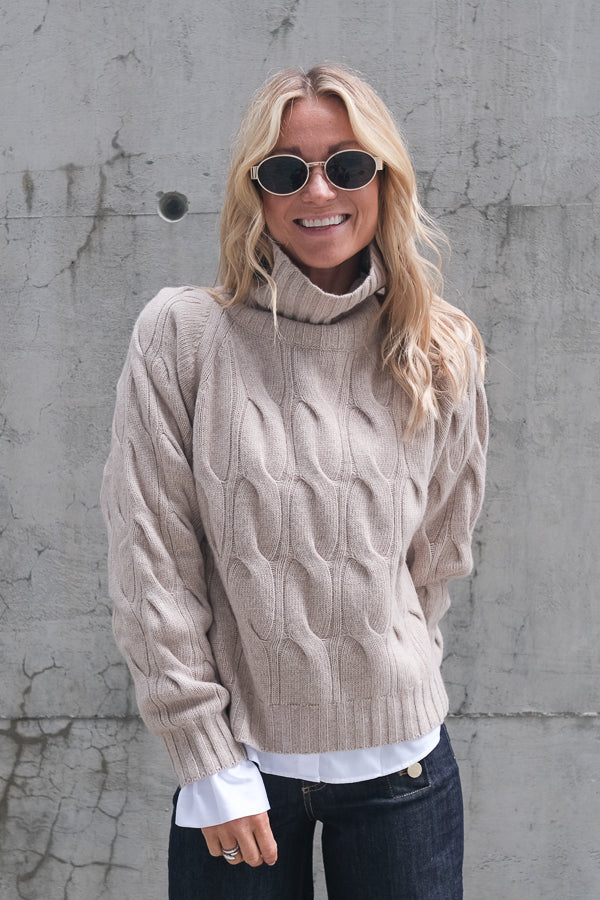 Cosima Sweater Beige Melange