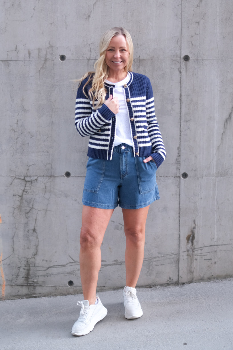 Gabarel Cardigan Bleu Nuit