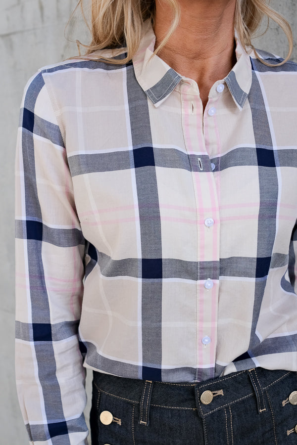 Bredon Check Shirt Cherry Blossom Tartan