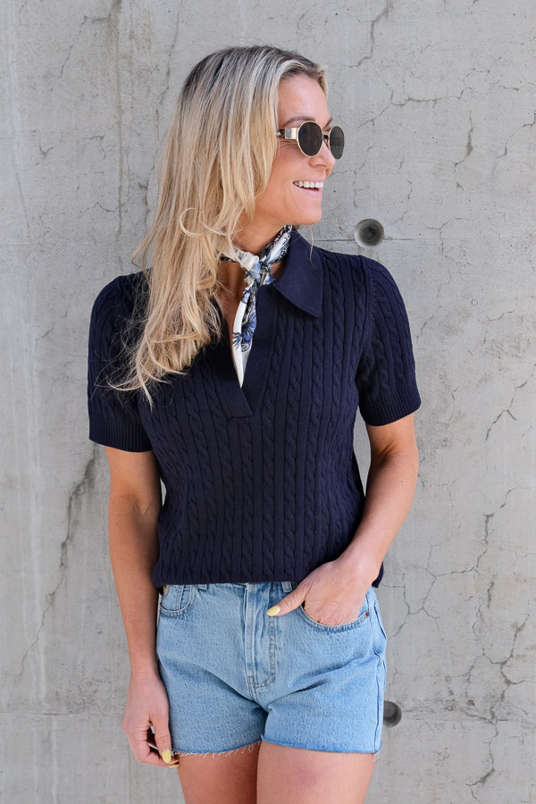 Clement Cable Navy