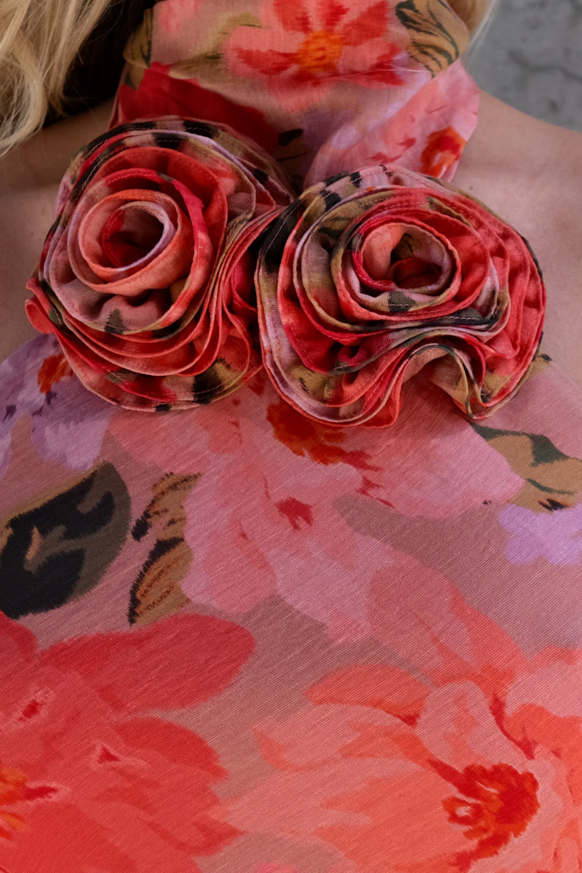 Acacia Dress Flower Print
