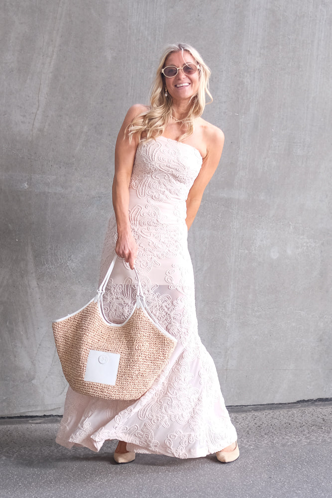 Ciara Bandeau Dress Shifting Sand