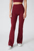 Flare Tights Burgundy