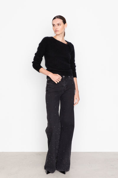 Taylor Embellished Jeans Washed Black