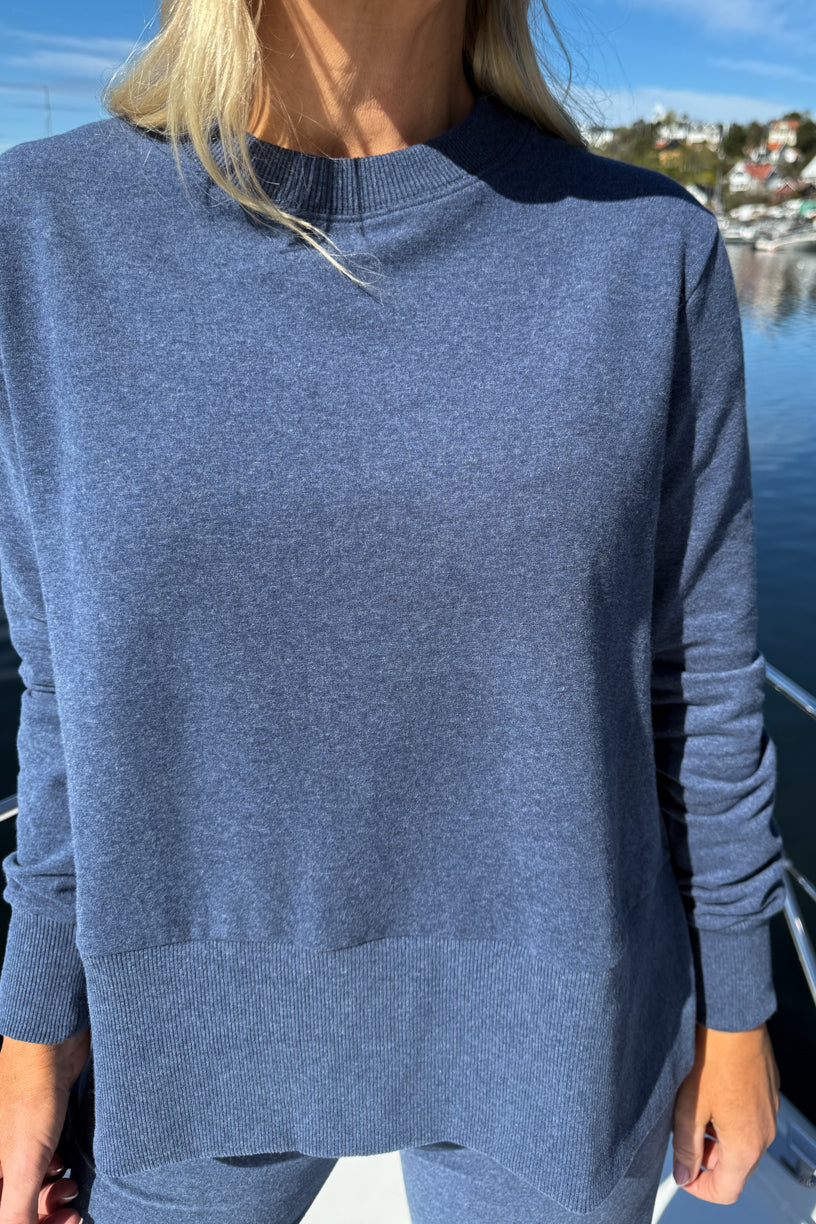 Sadie Sweater Denim Blue