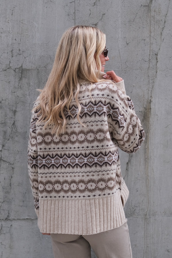 Helen Knitted Jumper Birch Multi