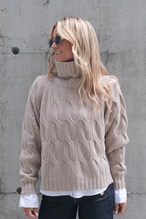 Cosima Sweater Beige Melange