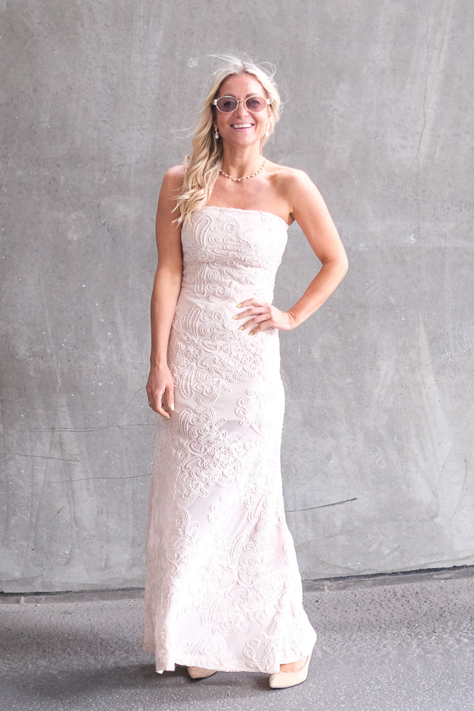 Ciara Bandeau Dress Shifting Sand