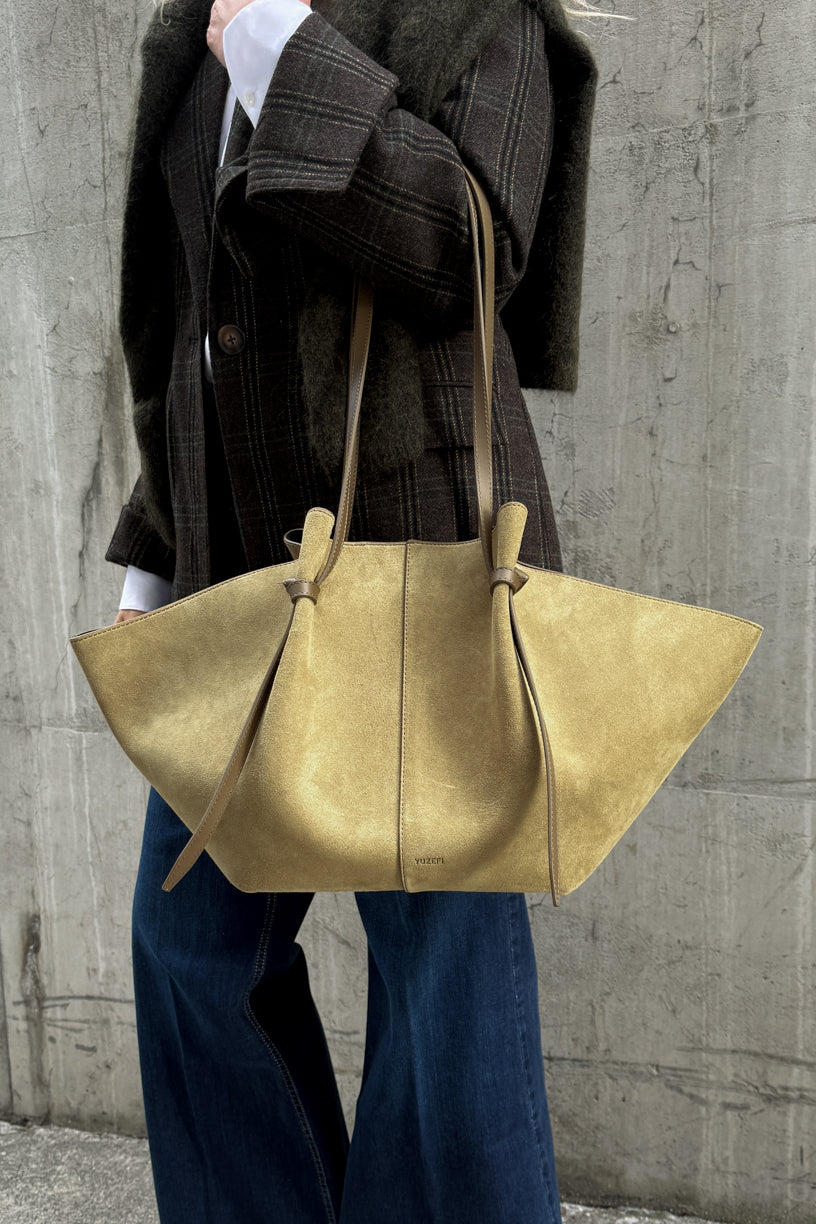 Large Mochi Suede Fennel