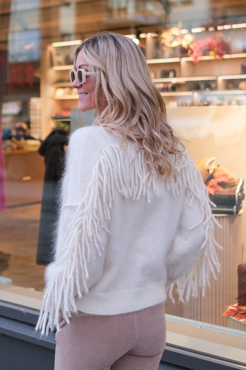 Isabel Chunky Sweater Bright White