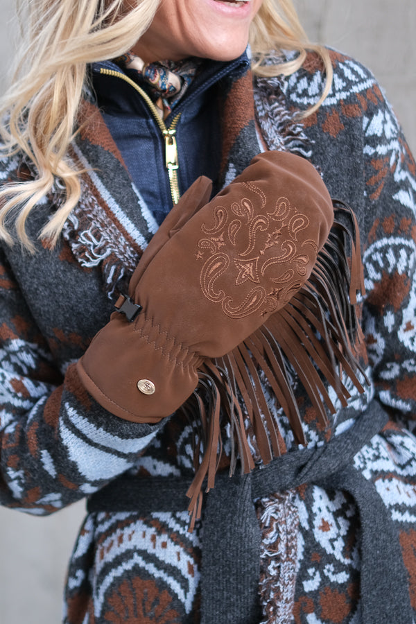 Furanji Mittens Deep Mocha