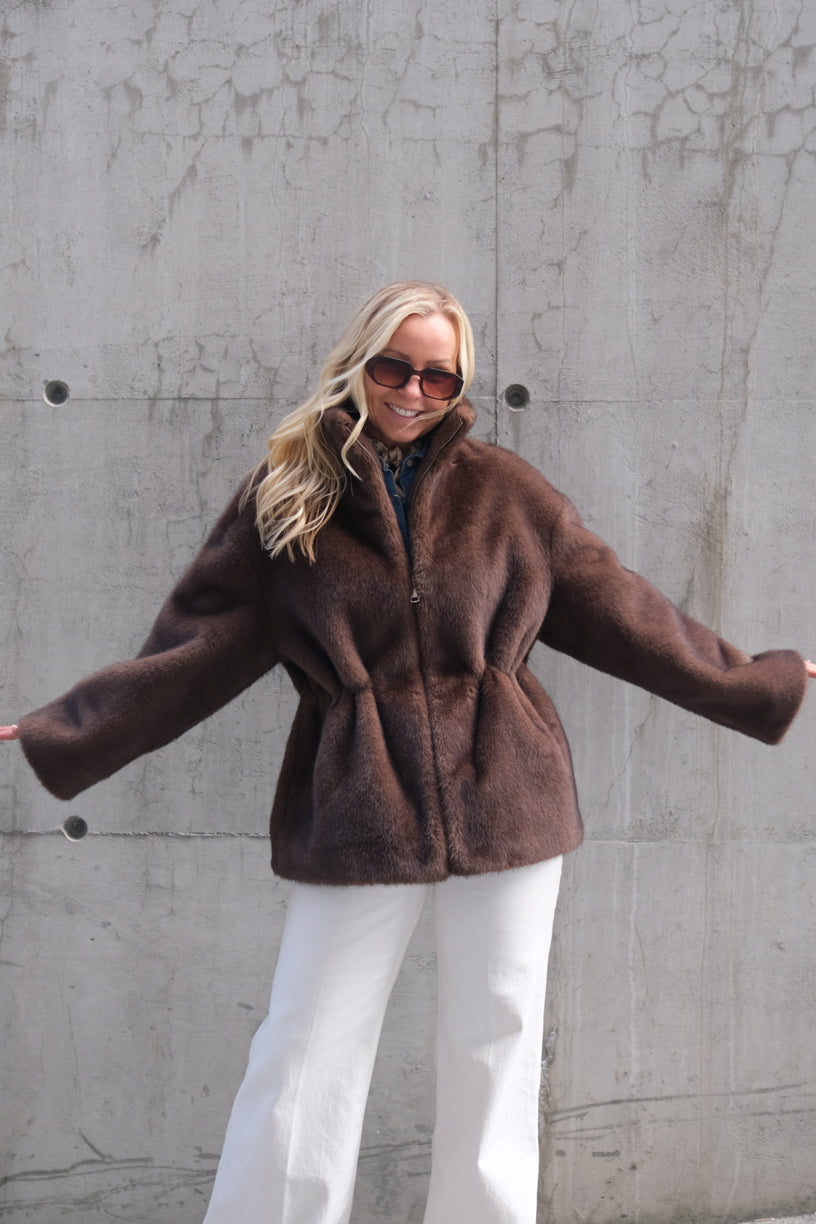Frankie Faux Mink Choco