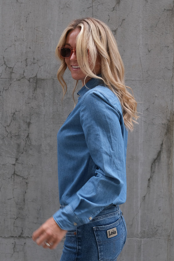 Sofie Casual Shirt Indigo Denim