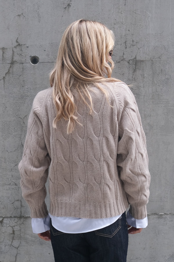 Cosima Sweater Beige Melange