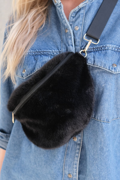 Fuskepels Fanny Pack Sort