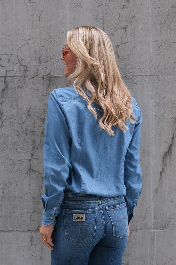 Sofie Casual Shirt Indigo Denim