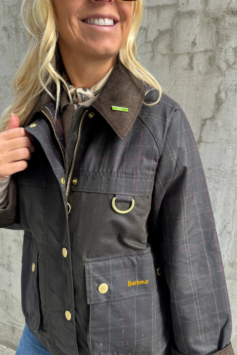 Tartan Icons Spey Waxed Jacket Olive