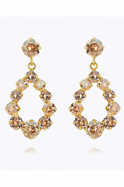 Mini Delia Earring Gold Golden Combo