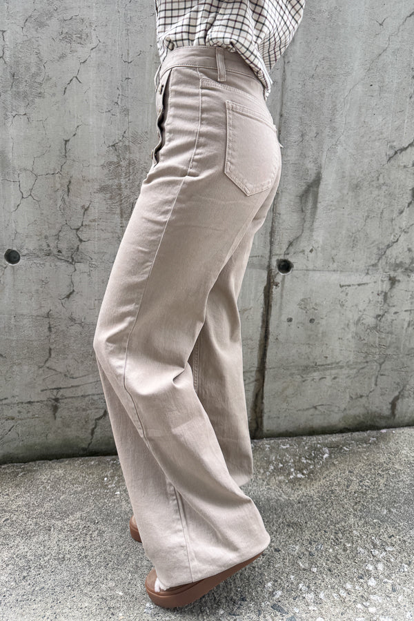 Giudith Pants Denim Taupe