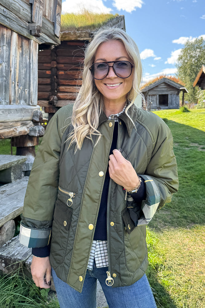 Martha Quilted Jacket Olive