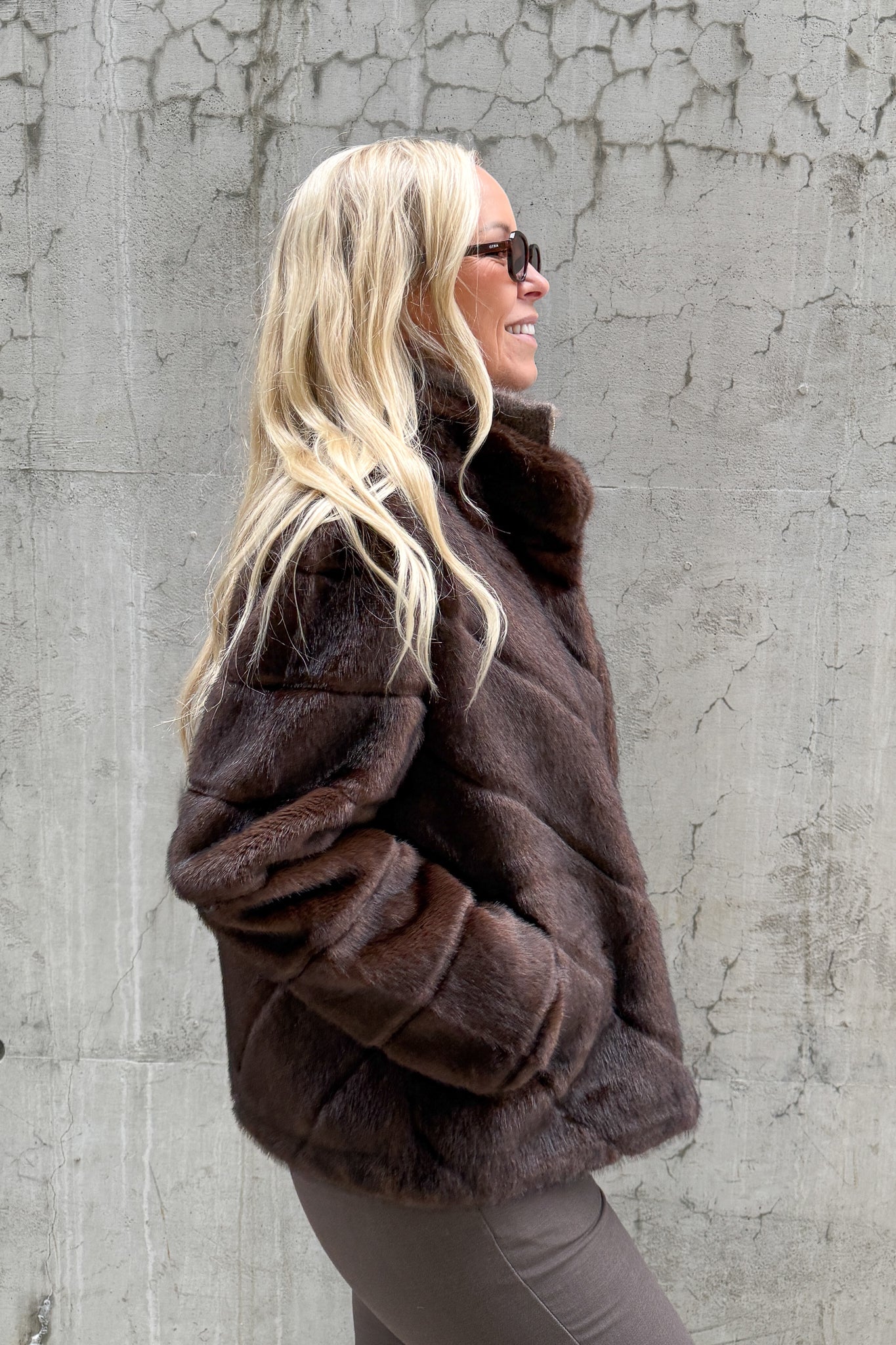 Sonja Jakke Mink Brun