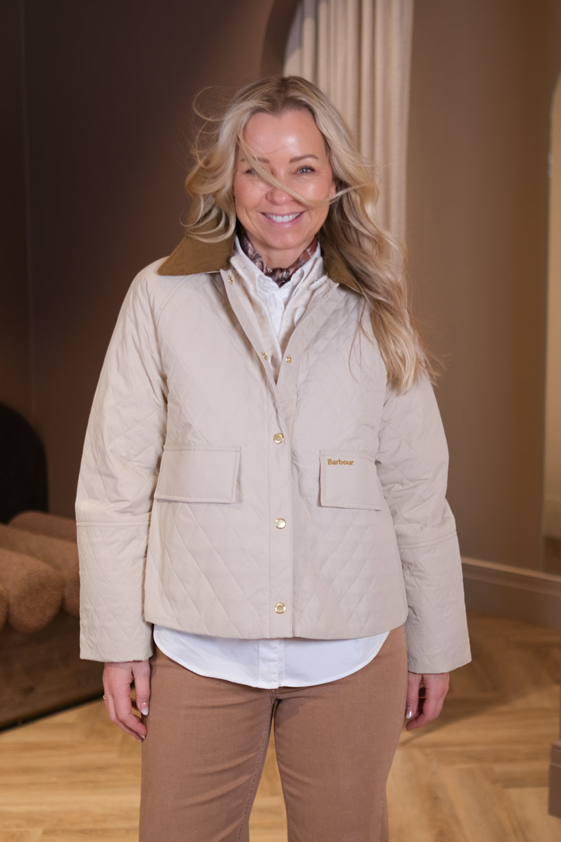 Kirby Quilt Jacket Cream