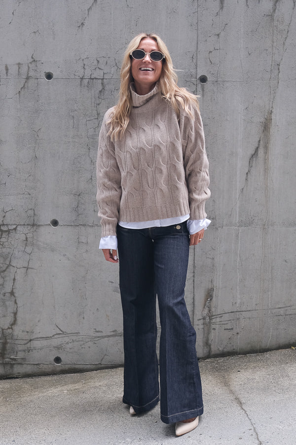 Cosima Sweater Beige Melange