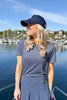 Jane  Lyocell Tee Denim Blue