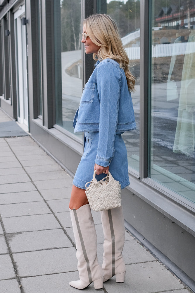 Delya Jacket Jeans Clair