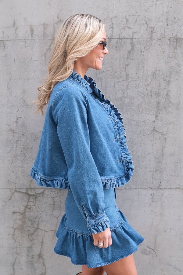 Betty Denim Jacket Medium Wash
