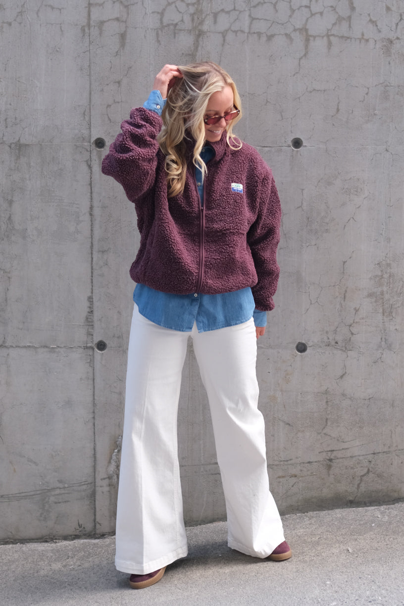 Hoktown Jacket Burgundy Melange