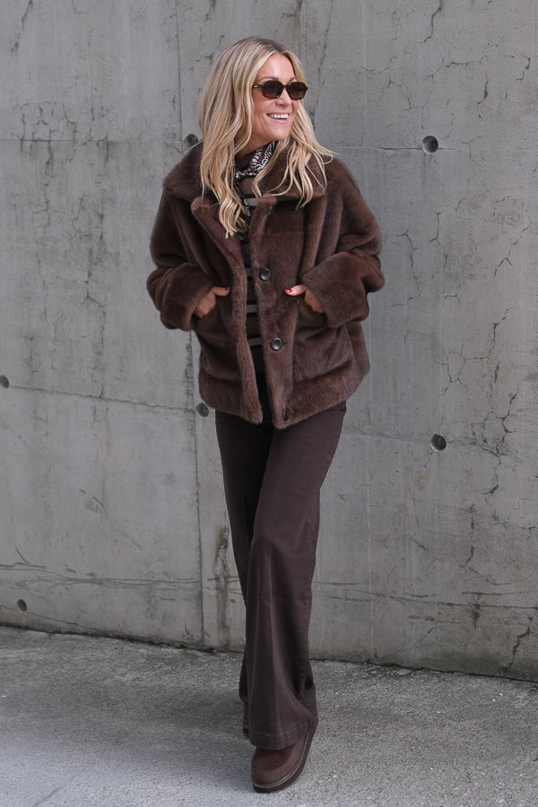 Faje Faux Mink Choco