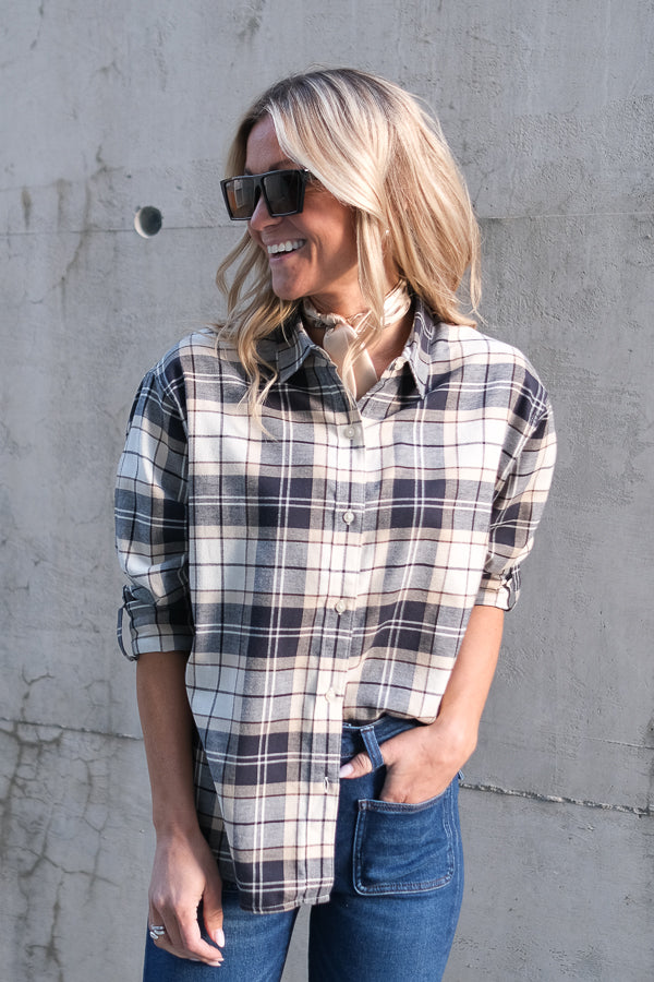 Elishaw Shirt Check Shirt Birchwood Tartan