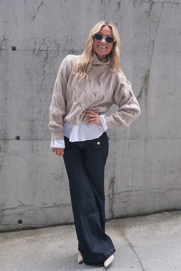 Cosima Sweater Beige Melange