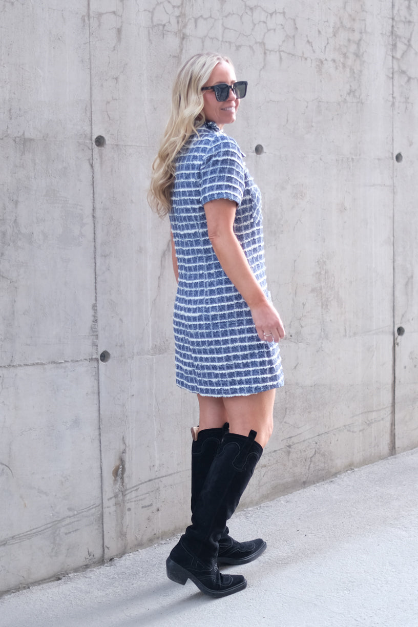 Granu Dress Medium Blue