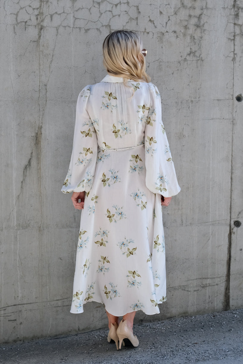 Viscose Shirt Dress Tea Garden