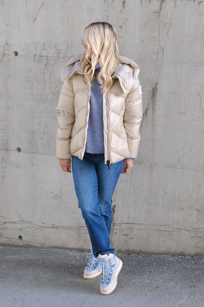 Helsinki Down Jacket Beige