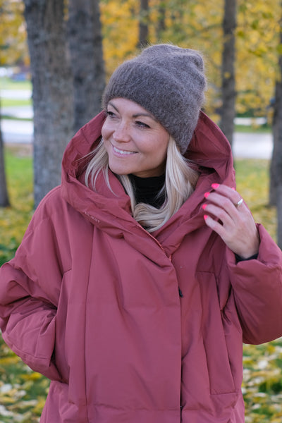 Silje Chunky Hat Brown