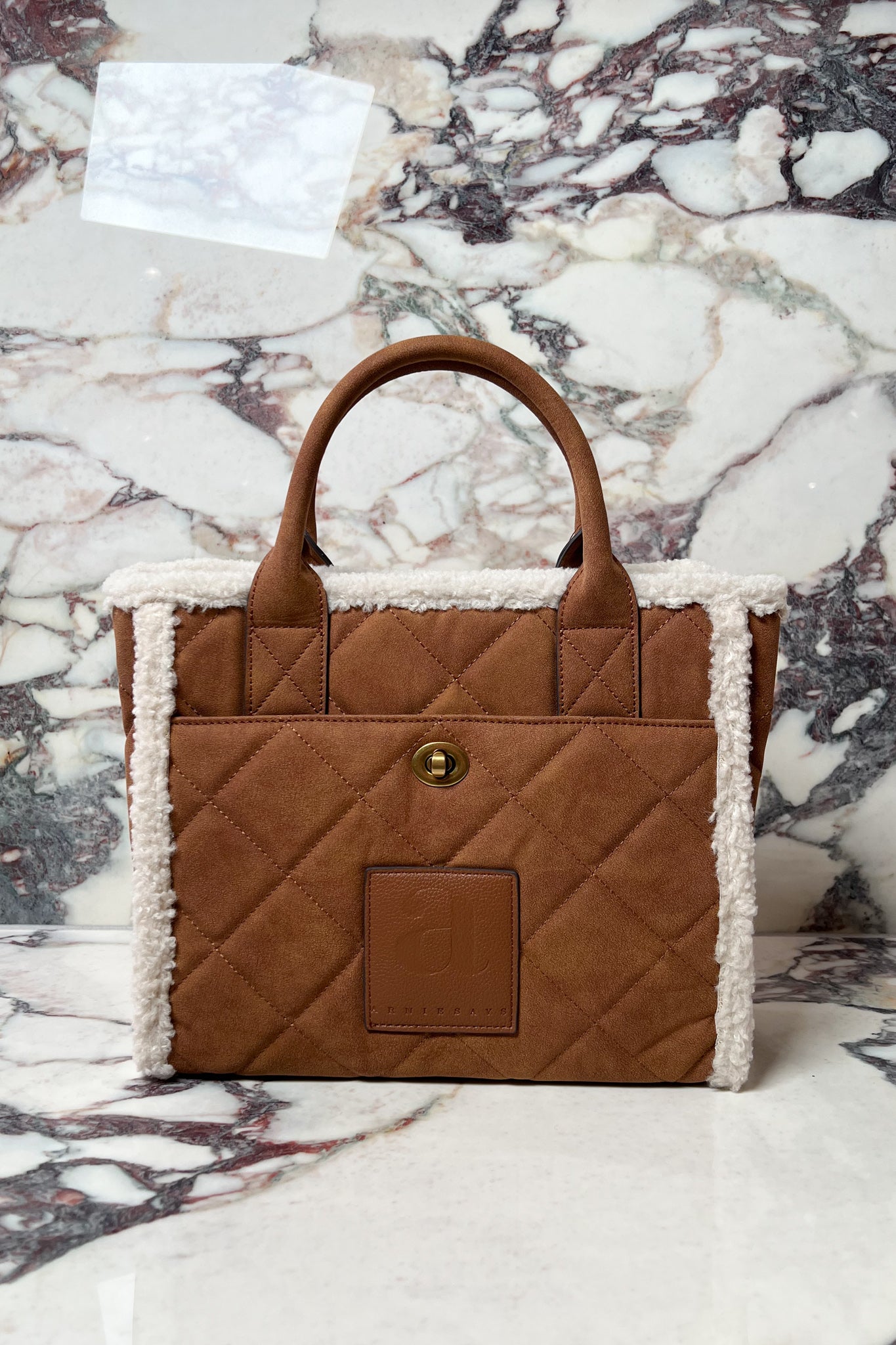 Darcy Mini Shearling Chestnut